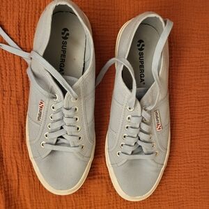 SUPERGA light blue sneakers